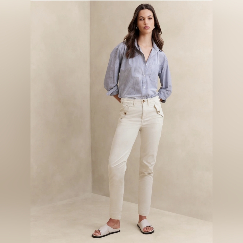 NWT Banana Republic Chino Girlfriend Pants, 8,